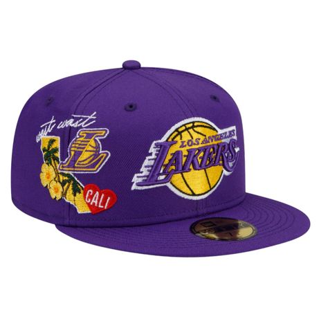 Express Your Love For The Los Angeles Lakers With This City Cluster 59fifty Hat. Designed By New Era, It Features A Bold Team Logo With A Unique Postcard-Like Outline Of The Team's State On The Front Right Panels. This Cap Ensures A Secure Fit As You Rep Your Los Angeles Lakers In Style. Material: 100% Polyester High Crown Structured Fit Flat Bill Fitted Six Panels With Eyelets Embroidered Graphics With Raised Details Contrast-Color Undervisor Surface Washable Officially Licensed Imported Brand: Lakers Hat, Lakers Game, Unique Postcards, Purple Fits, 59fifty Hats, New Era Fitted, Sport Hat, New Era Cap, Bold Graphics