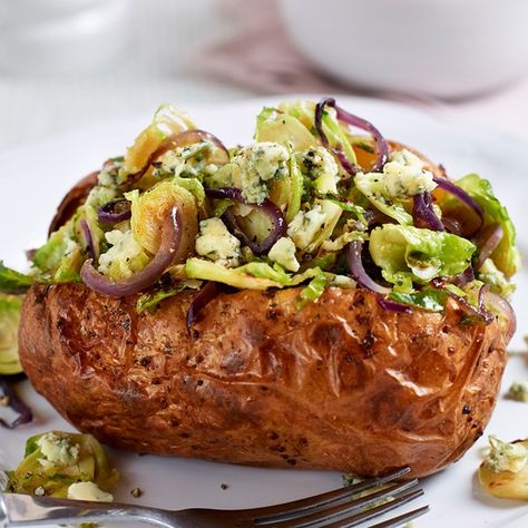 Vegan Jacket Potato, Jacket Potato Toppings, Jacket Potato Recipes, Baked Potato Fillings, Recipes Without Meat, Jacket Potato Recipe, Jack Potato, Meatless Dinners, Jacket Potatoes