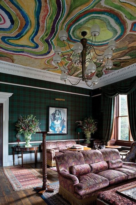 The Fife Arms, Fife Arms, Scotland Hotels, Monthly Recap, Vintage Milk Bottles, Ceiling Murals, Historical Objects, William Morris Designs, Scottish Art