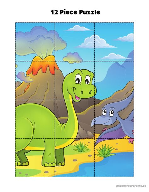 Get instant access to 28 free printable puzzles for kids, in PDF format. There is a variety of 2-piece to 24-piece puzzles for toddlers and preschoolers. You can get all 28 of these puzzles for free!