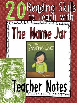 20 Reading Skills to Teach with The Name Jar The Name Jar, Reciprocal Teaching, Teaching Books, Ela Worksheets, Reading Strategy, Literacy Coaching, Kids Literacy, Station Activities, Third Grade Reading