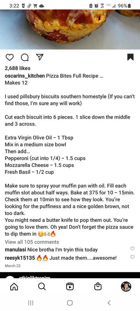 Pillsbury Biscuits, Pizza Bites, Fresh Basil, Muffin Pan, Mozzarella Cheese, Baked Potato, Mozzarella, Biscuits, Muffins