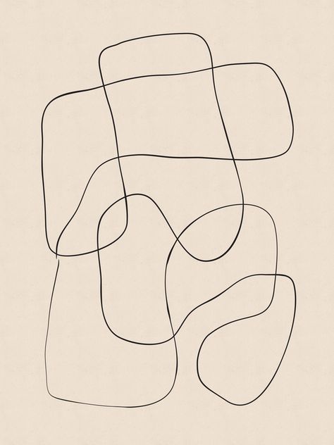 Abstract Squiggle at ArtfullyWalls, A minimal, organic, abstract, ink pen line drawing on a light cream/beige paper colored background. #abstract #lineart #artfullywalls #gallerywall #gallerywalldecor #gallerywallinspo #artprints #stellarspaces #homeinspiration #rockininteriors #sorealhomes #styleithappy  #interiorlovers #interiorstyling #styleithappy #artfullywalls #gallerywall #gallerywalldecor #gallerywallinspo #artprints #affordableart #affordableartprints Minimal Abstract Art Wallpaper, Beige Prints Wall Art, Squiggle Line Art, Abstract Squiggle Art, Abstract Art Minimal, Minimal Aethstetic, Organic Line Art, Shira Barzilay, Beige Color Background