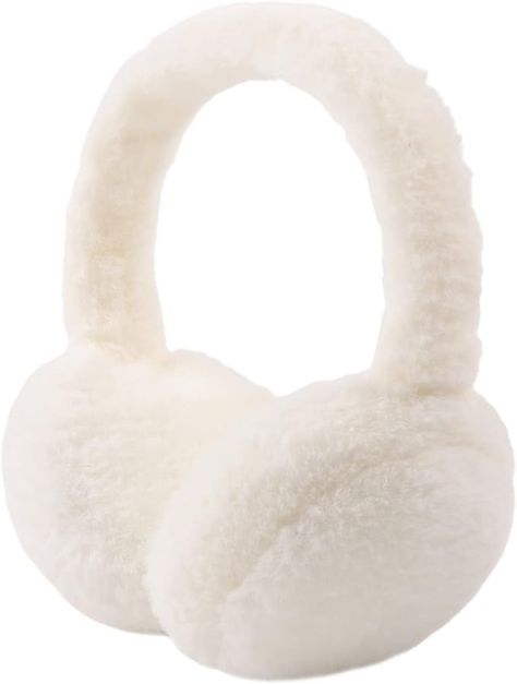 Amazon.com: PESAAT Fluffy Ear Muff for Women Plush Foldable Earmuffs Kids Winter Earmuffs Girls Boys Cold Weather Ear Warmer (White): Clothing, Shoes & Jewelry Winter Earmuffs, Winter Knit Scarf, Preppy Winter, White Clothing, Ear Muffs, Winter Girls, Ear Warmer, Winter Kids, Cold Weather Outfits