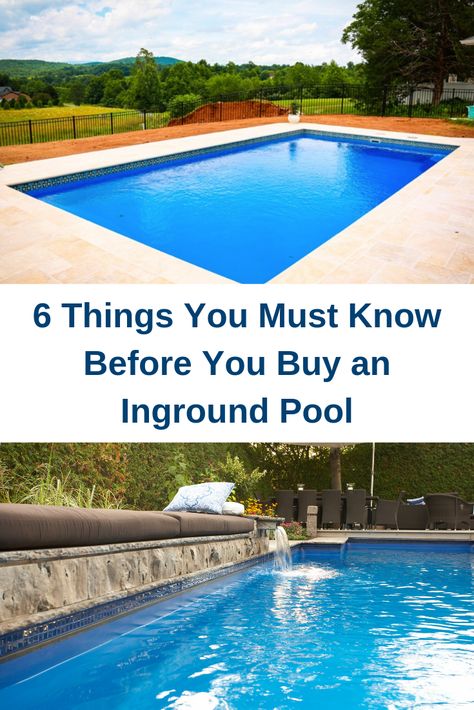 Casa Rock, Oberirdischer Pool, Small Inground Pool, Inground Pool Designs, Inground Pool Landscaping, Pool Cost, Rectangle Pool, Pool Outfits, Pools Backyard Inground