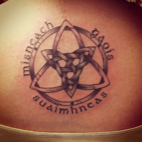 gaelic for serenity, courage, wisdom Alanon Recovery, Serenity Symbol, Tattoo Irish, Serenity Prayer Tattoo Design, Serenity Prayer Tattoo, Gaelic Tattoo, Serenity Courage Wisdom, Serenity Tattoo, Wisdom Tattoo