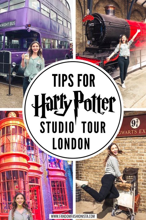 Looking for tips for the Harry Potter Studio Tour in London? Check out this guide that will tell you what to expect, food options, the best photo spots at the Harry Potter Studio Tour & more! #harrypotter #harrypotterstudiotour #londontips #harrypotterfan  #londontravel Harry Potter Studios London, Harry Potter Travel, Harry Potter Tour, Potter Studio, Harry Potter Studio Tour, Harry Potter Studios, London Guide, Images Harry Potter, Harry Potter Outfits