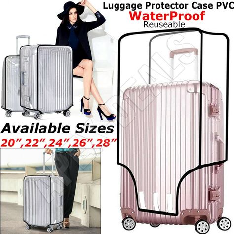 Transparent Suitcase, Travel Luggage Suitcases, Backseat Car Organizer, Suitcase Cover, Luggage Case, Leather Bag Pattern, Luggage Brands, Luggage Covers, Luggage Suitcase