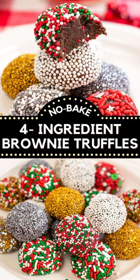 New Years Brownies, Recipes Using Brownie Mix Ideas, Christmas Brownie Bites, Cookies Made With Brownie Mix Simple, Desserts With Brownie Mix Easy, Things To Do With Brownie Mix Ideas, Brownie Mix Ideas, Easy Brownie Bites, Brownie Mix Desserts