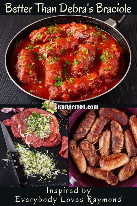 Braciole Recipe Italian, Beef Braciole, Braciole Recipe, Everybody Loves Raymond, Beef Roll, Recipe Italian, Italian Dinner Recipes, Food Inspired, Classic Italian Dishes