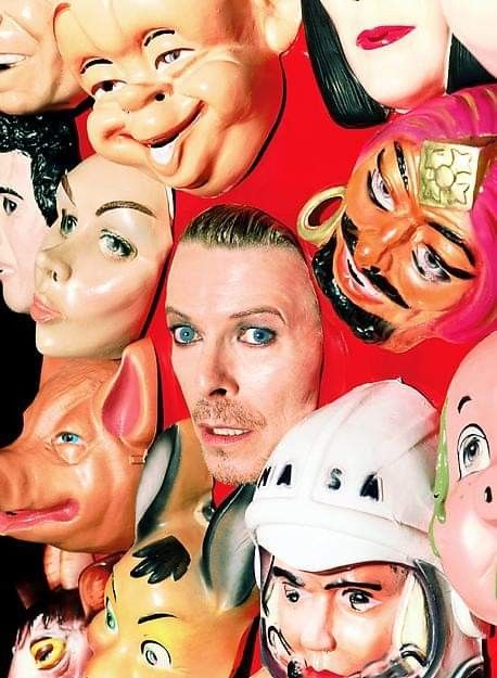 David Bowie: Face Masks, 1995 by David LaChapelle David Lachapelle, Foto Portrait, Ellen Von Unwerth, Celebrity Portraits, Pop Surrealism, Commercial Photographer, Arte Pop, Andy Warhol, David Bowie