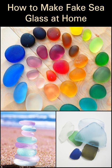 Finding a perfect piece of sea glass on a stretch of a beach somewhere is like unearthing buried treasure. But then there is the DIY way of making colorful sea glass at home, which isn’t as challenging as you might think. Read the article to learn how to manufacture your own sea glass. Sea Glass Diy, Beach Crafts Diy, Sea Glass Art Diy, Glass Bead Crafts, Sea Glass Art Projects, Glass Art Projects, Buried Treasure, Sea Glass Crafts, Beach Diy