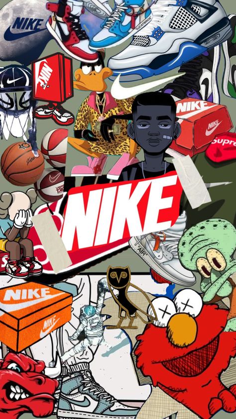 Nike Wallpaper Backgrounds, Really Cool Wallpapers, Nike Wallpaper Iphone, Nike Poster, Chill Wallpaper, Jordan Logo Wallpaper, Sneakers Wallpaper, Swag Wallpaper, Nike Art