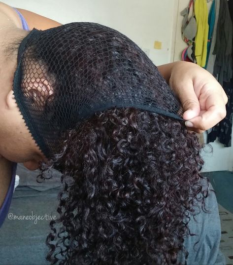 wig-net-natural-hair-pineapple Natural Hair Pineapple, Hair Pineapple, Pineapple Ideas, Braid Out Natural Hair, Pineapple Hairstyle, 4b Natural Hair, 4a Hair, Hairstyles Natural Hair, Long Face Hairstyles