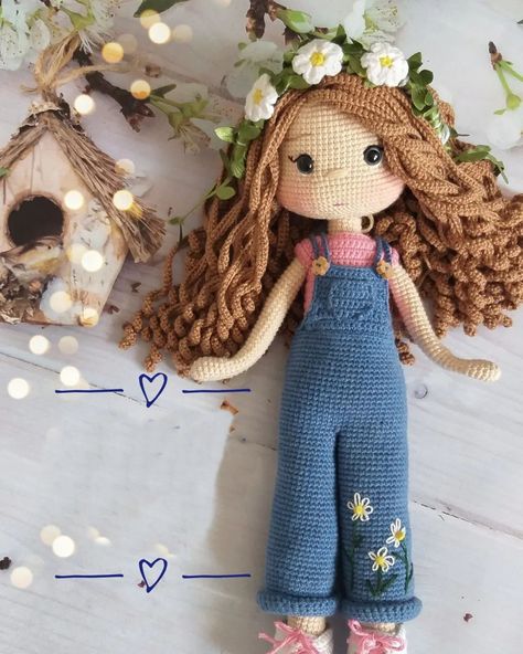 Cute Crochet Jolie Doll Amigurumi Free Pattern – Amigurumi