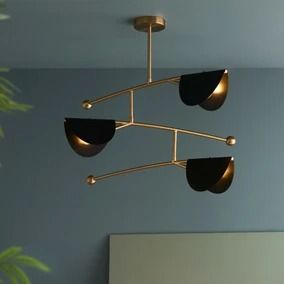 Semi-Flush Ceiling Lights | Dunelm | Page 2 Flush Chandelier, Bar Ceilings, Gold Ceiling, Bathroom Ceiling, Black Ceiling, Concrete Wood, Glass Bathroom, Semi Flush Ceiling Lights, 3 Light Pendant