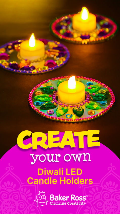 Celebrate Diwali with this beautiful, embellished LED candle holder craft. All you need are some old CD’s, self-adhesive gems and LED candles. This activity is great for upcycling your old unused CD’s!🕯️


#diwali #diwalicrafts #kidsdiy #diycrafts #diwalidecorations Diwali Projects For Kids, Diwali Candle Ideas, Diwali Kids Crafts, Diwali Kids Activities, Easy Diwali Crafts For Kids, Diwali Celebration Ideas For School, Divali Ideas Decorations Diy, Diwali Activity For Kids, Diwali Activities For Preschool