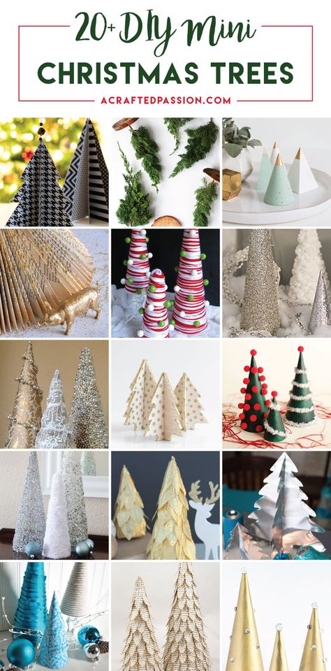 20+ DIY Mini Christmas Tree Decor Ideas — Make these simple mini Christmas trees perfect to include every year with your Christmas decorations. Mini Christmas Tree Decor, Mini Christmas Tree Ideas, Diy Mini Christmas Tree, Mini Christmas Tree Decorations, Mini Christmas Trees, Christmas Tree Decor Ideas, Tree Decor Ideas, Minimalist Christmas Tree, Christmas Tree Decorations Diy