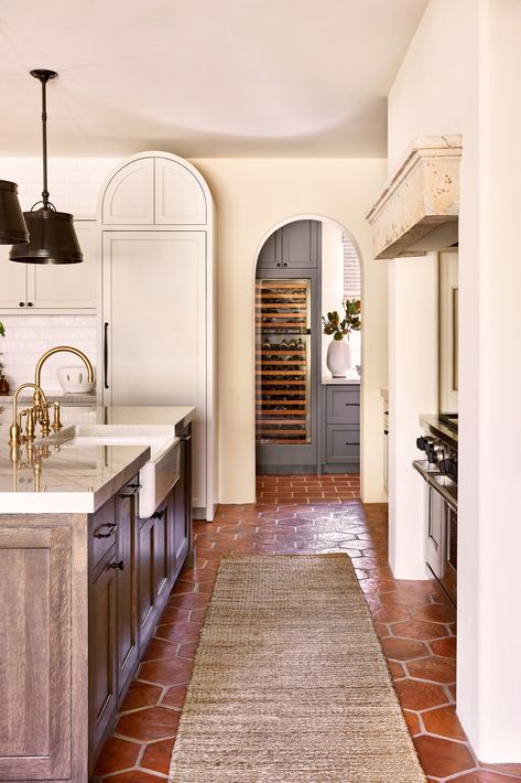 Project Reveal: DC Ranch Remodel Small Spanish Style Homes Interior, Ranch Style Homes Interior Decor, Kitchen Cupboard Organization Ideas, Spanish Style Ranch Homes, Cupboard Organization Ideas, Spanish Tile Kitchen, Small Spanish Style Homes, Ranch Style Homes Interior, California Ranch Style Homes