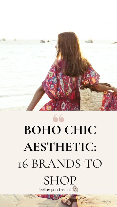 Unleash your inner free spirit with 16 brands that epitomize the boho chic aesthetic! Explore a world of boho chic outfits, casual ensembles inspired by Free People, and unique pieces that resonate with the free-spirited Free People aesthetic. It's time to curate a wardrobe as adventurous and stylish as you are! #BohoChicOutfits #BohoChicCasualOutfit #FreePeopleOutfits #BohoChicAesthetic #FreePeopleAesthetic Boho Fancy Outfit, Boho Chic Capsule Wardrobe, Free Spirit Aesthetic Outfit, Affordable Boho Clothes, Boho Chic Outfits Casual, Capsule Wardrobe Boho, Chic Outfits Casual, Boho Clothing Brands, Boho Chic Boutique