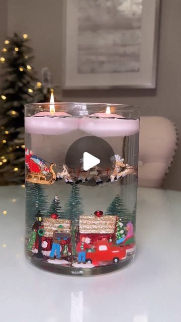 89K likes, 428 comments - rociosdesign on December 5, 2022: "CHRISTMAS FLOATING CANDLES DIY The vase and Ornaments are from the Dollar Tree, the clear balls are called water beads you can get them in the link in my Bio Floating Candles by Rocio Ruiz https://a.co/fUJAjsY". Christmas Floating Candles, Diy Floating Candles, Christmas Decorations Diy Crafts, Handmade Christmas Crafts, Christmas Centerpieces Diy, Christmas Crafts To Make, Easy Christmas Decorations, Christmas Decorations Diy Outdoor, Diy Christmas Decorations Easy