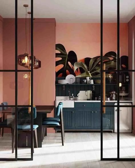 Maximalist Living Room Decor, Terracotta Interior Design, Terracotta Living Room, Terracotta Walls, Maximalist Design, Out Of Your Comfort Zone, Home Needs, How To Decorate, Front Room