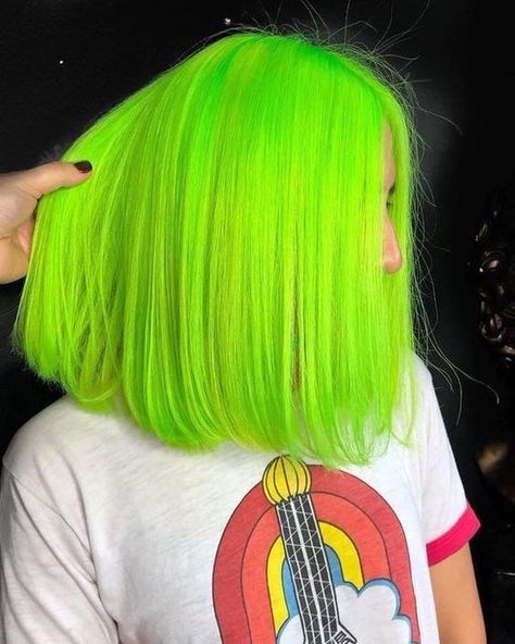 #@Jesvela #greenhair looks cool https://mobile.twitter.com/Jesvela/status/1218749062499000325 Green Hair Wig, Neon Hair Color, Lace Front Short, Neon Green Hair, Neon Hair, Green Wig, Wig Lace, Hair Dye Colors, Dye My Hair