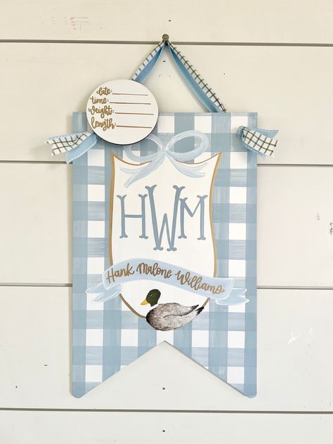 Baby boy monogram