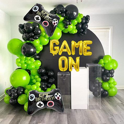 Xbox Birthday Party, Playstation Party, Xbox Party, Video Game Party Decorations, Video Games Birthday Party, Video Game Party, Video Games Birthday, Birthday Toys, 10th Birthday Parties