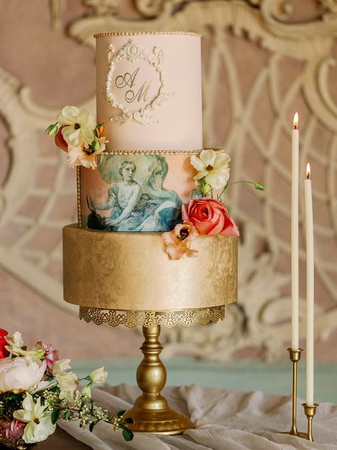 Elegant wedding inspiration at an 18th century German palace - 100 Layer Cake Cake Display Table, Old World European, Photo Concept, Phuket Wedding, Elegant Wedding Inspiration, Wedding Party Ideas, European Wedding, Cake Wedding, 100 Layer Cake