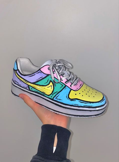 Painting Sneakers Ideas, Costume Shoes Ideas, Sneaker Design Ideas, Painted Sneakers Ideas, Walmart Shoe Painting Ideas, Painting On Sneakers, Posca Sneakers, Painted Walmart Shoes, Sneaker Painting Ideas