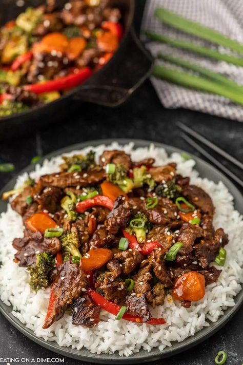 Beef Stir Fry Sauce, Recipes With Hoisin Sauce, Peper Steak, Teriyaki Beef Stir Fry, Spicy Beef Stir Fry, Beef Stir Fry Recipe, Steak Stirfry Recipes, Easy Beef Stir Fry, Stir Fry Meat