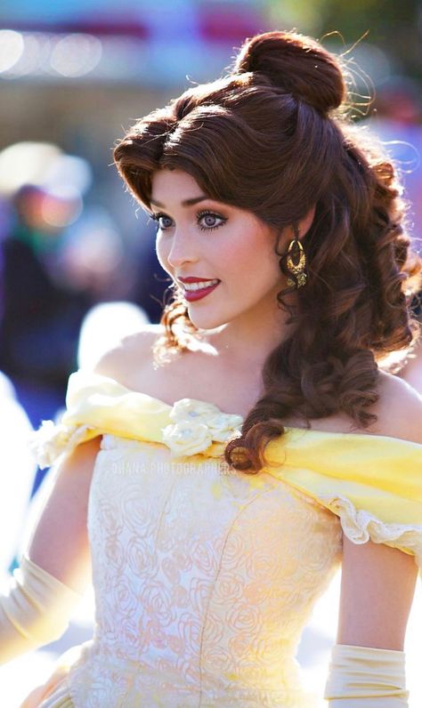 TG Cap#1717: Princess Predicament(pt.1)— Forced To Be Belle Bob was excited that he was getting a job, but had no idea which of the princes would Disney World pick for him to be. So imagine his surprise when it turned out he was to be Belle from the Beauty & the Beast! Of course he said no, but once the company took him to 1 of their “special” rooms, he’d make the perfect Belle, whether he liked it or not! Princess Belle Hair, Belle Makeup, Disney Princess Makeup, Cinderella Hair, Angry Tiger, Disneyland Princess, Disney Princess Cosplay, Belle Cosplay, Belle Hairstyle