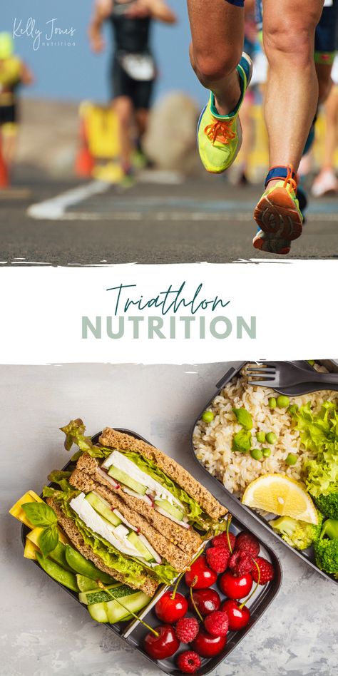 Triathlon Nutrition Tips to Optimize Performance – Kelly Jones Nutrition Triathlon Meal Plan, Triathlon Nutrition Plan, Triathlete Meal Plan, Triathlon Food, Olympic Triathlon Training Plan, Triathlon Nutrition, Sprint Triathlon Training Plan, Ironman Triathlon Motivation, Half Ironman Training