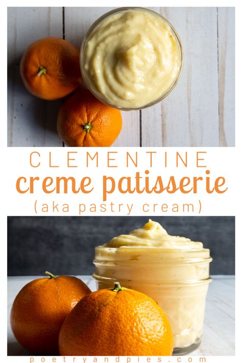 Citrus Cake Filling, Pastry Cream Flavors, Pastry Cream Cake, Cream Filling Recipe, Pastry Cream Recipe, Cake Filling Recipes, Homemade Pastries, Party Dishes, Pastry Cream