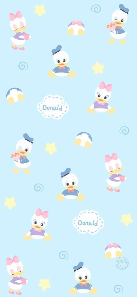 Tsum Tsum Wallpaper, Disney Calendar, Duck Wallpaper, Duck Cartoon, Vintage Flowers Wallpaper, Mickey Y Minnie, Sanrio Wallpaper, Cute Princess, Wallpaper Iphone Disney