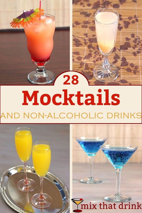 Great Mocktails for a Baby Shower. Even the mama-to-be can still enjoy delicious and gorgeous mocktails and non-alcoholic cocktails at her own party! Mocktail Drinks, Virgin Cocktails, Virgin Drinks, Designated Driver, Alcholic Drinks, Drink Recipes Nonalcoholic, Mixed Drinks Alcohol, Non Alcoholic Cocktails, Alcoholic Cocktails