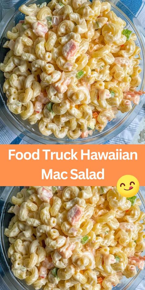 Discover the perfect Hawaiian Mac Salad recipe that brings the taste of the islands to your table. This creamy, tangy pasta salad is a must-try for BBQs, potlucks, and family dinners. Made with elbow macaroni, a rich mayo dressing, and fresh veggies, this easy and delicious recipe will be your new favorite side dish. Follow our simple steps to create a crowd-pleaser that's sure to impress. Ideal for summer gatherings and meal prepping. Hawaiian Mac Salad Recipe, Tangy Pasta Salad, Elbow Macaroni Recipes, Summer Macaroni Salad, Hawaiian Pasta Salad, Hawaiian Mac Salad, Mac Salad Recipe, Creamy Macaroni Salad, Summer Pasta Salad Recipes