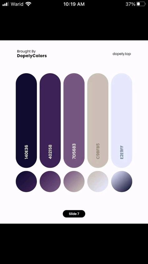 Masculine Purple Color Palette, Color Palette Purple Colour Combinations, Palette Viola, Web Design Color, Flat Color Palette, Visuell Identitet, Website Color Palette, Color Design Inspiration, Hex Color Palette