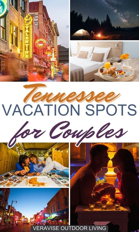 Tennessee Vacation Spots For Couples Vacation Spots For Couples, Getaways For Couples, Tennessee Road Trip, Nashville Vacation, Romantic Restaurants, Sevierville Tn, East Coast Travel, Tennessee Travel, Rv Campgrounds