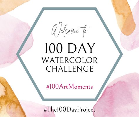 Welcome to 100 Day Watercolor Challenge by Irina Trzaskos - Skillshare 30 Days Of Watercolor, 100 Day Painting Challenge, Watercolor Art Challenge, Watercolor Daily Challenge, Watercolor Challenge 30 Day, 100 Days Painting Challenge, 30 Day Watercolor Challenge For Beginners, 100 Day Challenge Art, Daily Watercolor Challenge