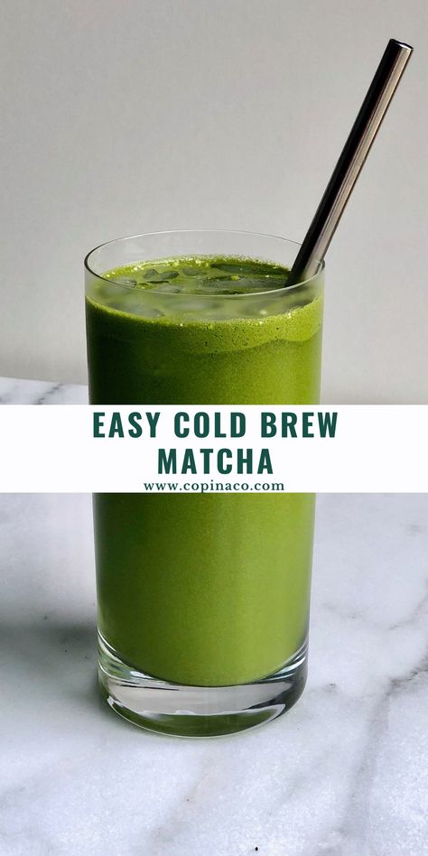 Matcha Cold Brew Coffee, Iced Matcha With Cold Foam, Cold Matcha Recipe, Matcha Cold Drink, Cold Matcha Drinks, Nourishing Smoothies, Iced Matcha Recipe, Cold Brew Matcha, Matcha Water