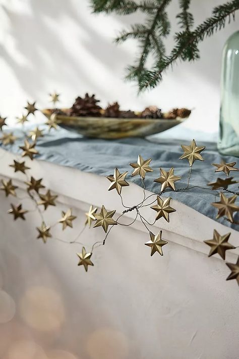 Holiday Décor, Ornaments, Gift Wrap & More | Anthropologie Romanticizing Winter, December Vibes, Cedar Wreath, Hanukkah Decor, Holiday 2024, Hippity Hoppity, Cottage Christmas, Star Garland, Cadeau Diy