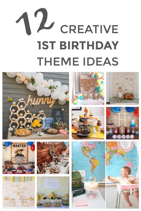 http://theorganizedmomlife.com/first-birthday-party/ First Birthday Unique Themes, First Birthday Themes Unique, Unique First Birthday, Unique Birthday Decoration Ideas At Home, Unique First Birthday Themes, Unique 1st Birthday Themes, First Birthday Party Theme Ideas, Unique Birthday Party Themes, Birthday Party Theme Ideas