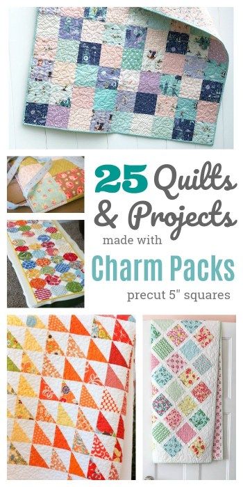 25 Favorite Charm Square Quilts & Projects Charm Pack Quilt Patterns, Charm Quilts, Diary Of A Quilter, Charm Square Quilt, Lattice Quilt, Baby Quilt Tutorials, Charm Pack Quilt, Amy Smart, Charm Pack Quilts