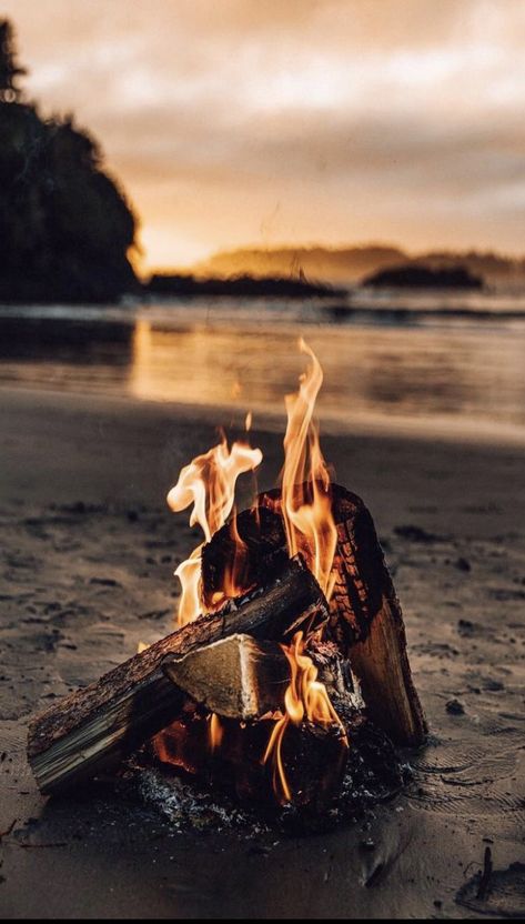 Romantic Campfire, Classy Restaurant, Camping Sauvage, Beach Fire, Camping Places, Fire Photography, Its A Mans World, Mans World, Happy Camper