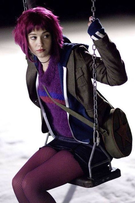 Ramona Flowers Laurence Anyways, Ramona Flowers, Manic Pixie Dream Girl, Fest Outfits, Scott Pilgrim Vs. The World, Mary Elizabeth Winstead, Vs The World, Mary Elizabeth, Estilo Punk