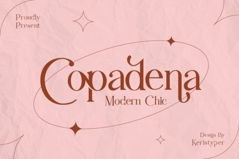 Copadena is an aesthetically pleasing serif font that looks elegant and classy. No matter the topic, this font will be an incredible asset to your fonts' library, as it has the potential to elevate any creation. Font Love, Modern Chic Design, Unique Font, Minimalist Font, Modern Serif Fonts, Modern Serif, Free Baby Shower, Modern Lettering, Free Script Fonts