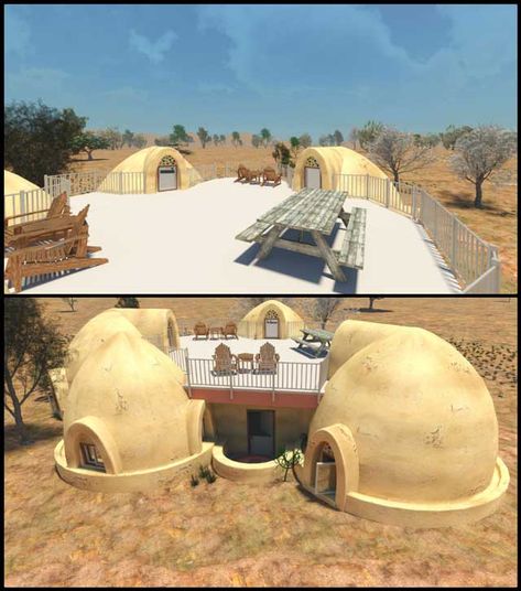 Cob Dome House, Aircrete Dome Home, Dome House Design, Earthbag House Plans, Earthbag Dome, Earthship Design, Earth Dome, Earthbag House, Sitting Area Design