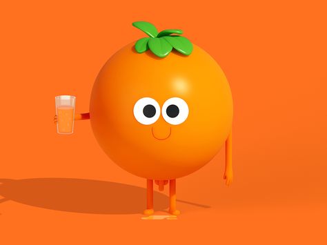 Characters Vol. 1 on Behance Fruit Character, Illustration Fruit, Graphic Design Portfolio Inspiration, Fruit Orange, Fruit Cartoon, Food Cartoon, Cute Bunny Cartoon, Illustration Agency, Ceramics Pottery Art